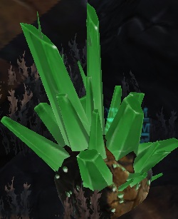 Green Crystal Formation
